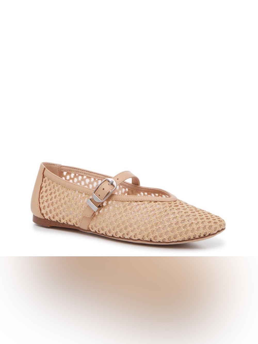 Steve Madden Luxxy  Mary Jane Mesh Flats Size 8